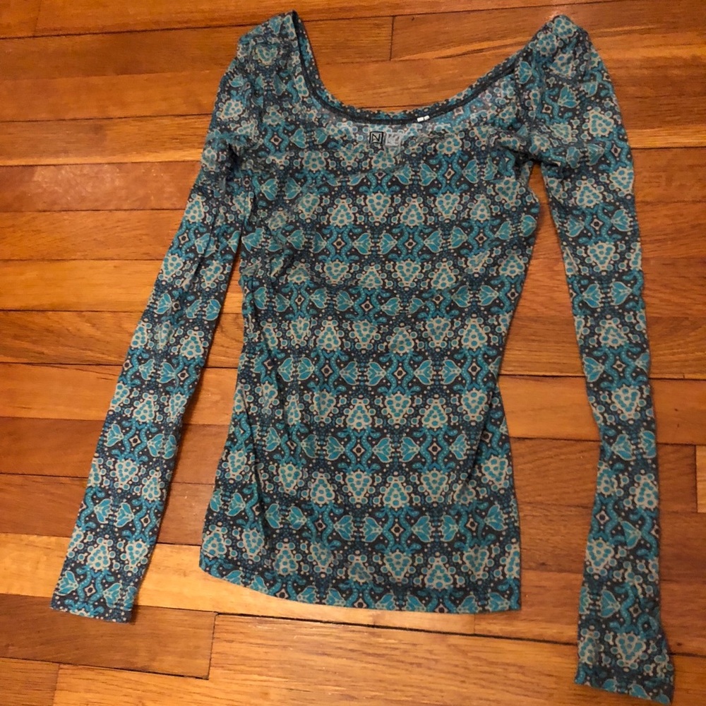 Printed Long Sleeve Tee